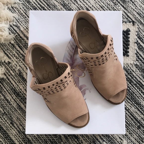 Tan booties for spring, summer, fall - Picture 2 of 4